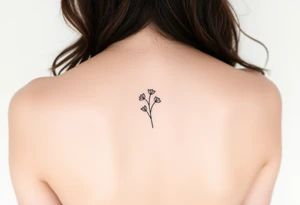 county small and black and white tattoo idea
