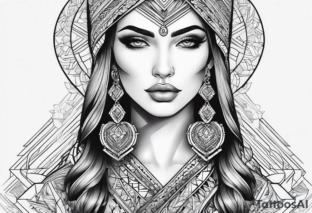Strong Mother of two tattoo idea