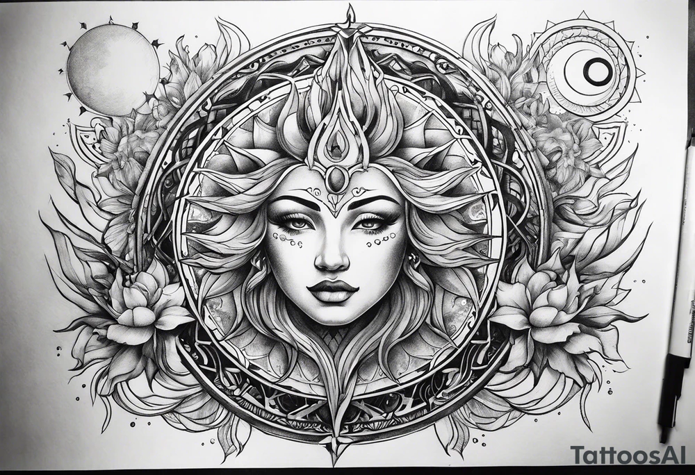 Sun in Pisces , Aquarius moon and Leo rising tattoo idea