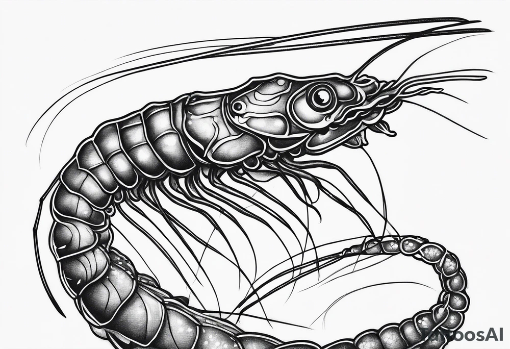 Amano shrimp tattoo idea