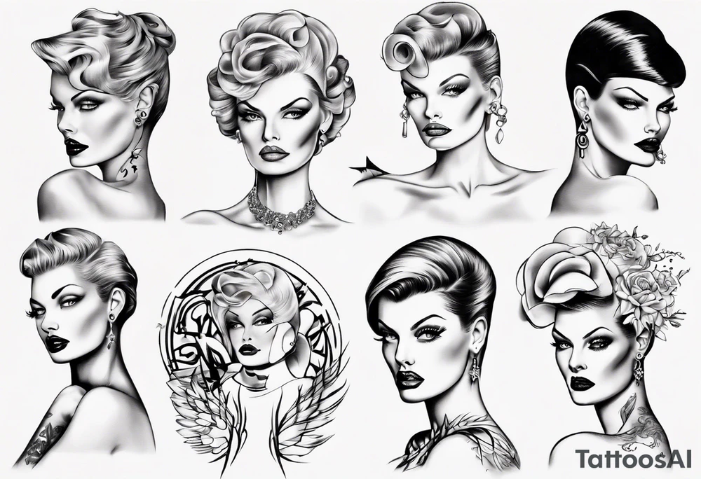 Linda Evangelista tattoo idea