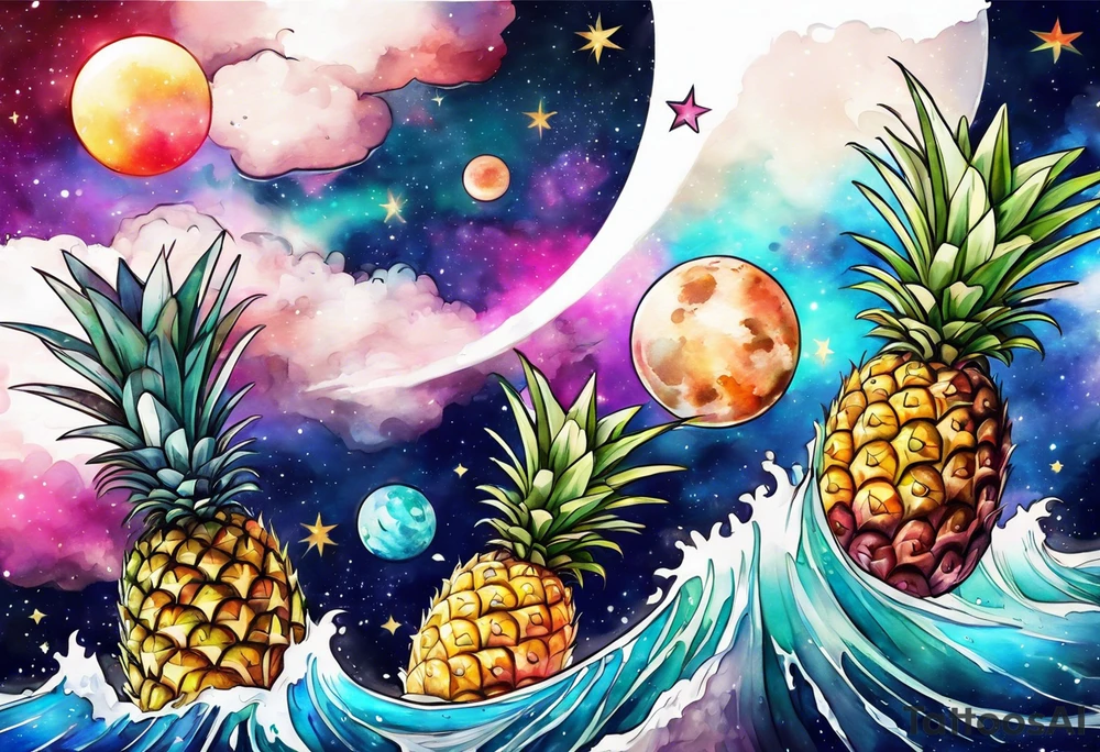 Animals, amsterdam, pineapples, space, galaxy, canal tattoo idea