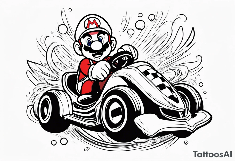 Mario kart tattoo idea