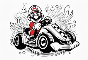 Mario kart tattoo idea