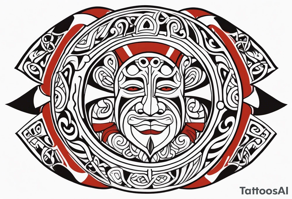 Te Moko with Croatian and Northern Irish influences tattoo idea