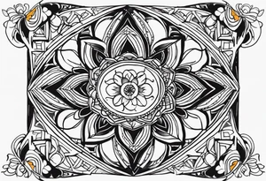 Pattern tattoo idea