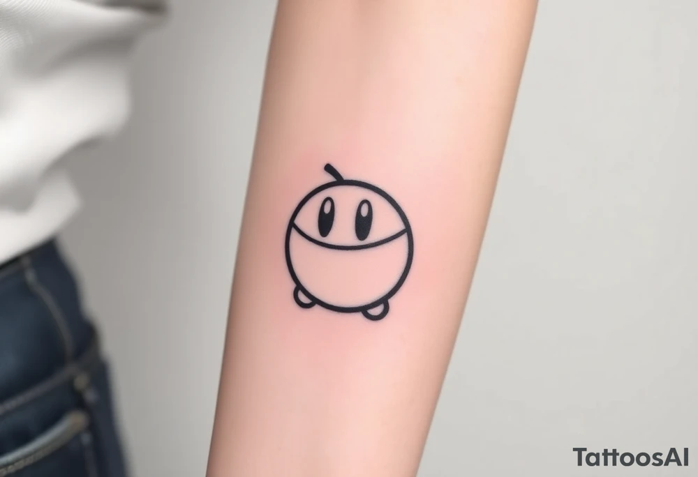 Bob-omb from mario with light shading tattoo idea