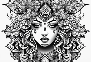 Marijuana tattoo idea