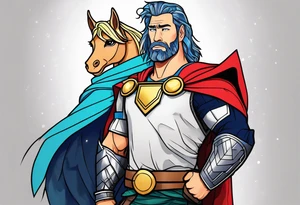 bojack horseman and thor tattoo idea