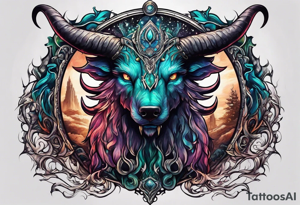 Eldritch beasts tattoo idea