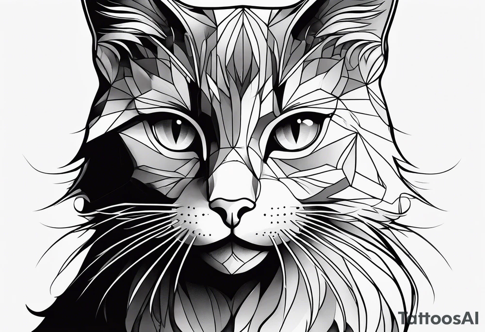 Black Cat tattoo idea