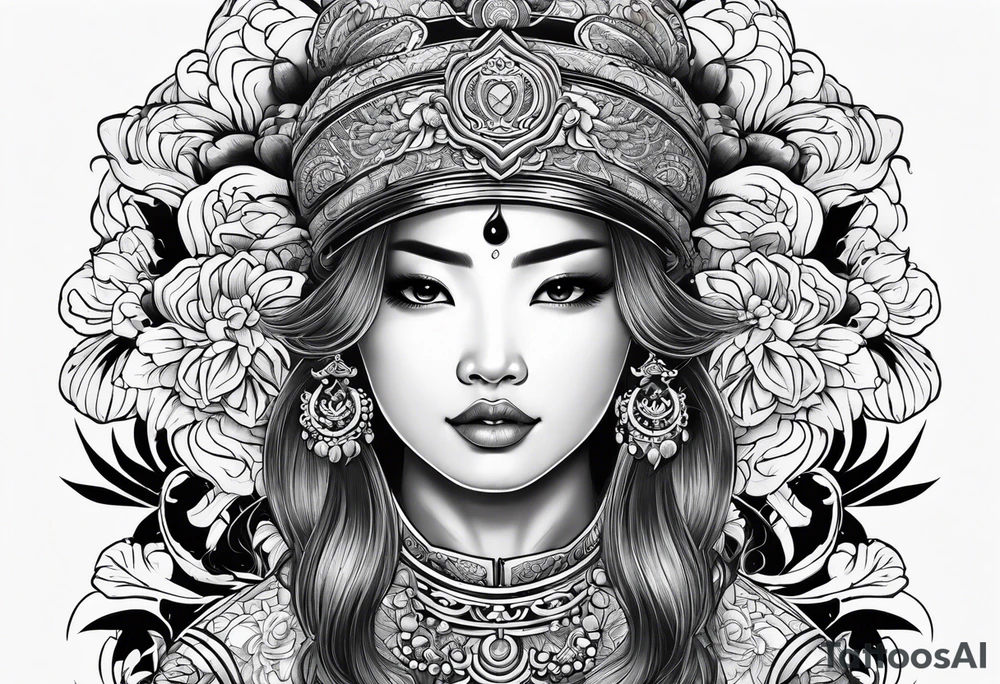 Traditional Vietnamese tattoo idea