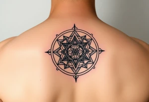 Sacred geometry tattoo idea