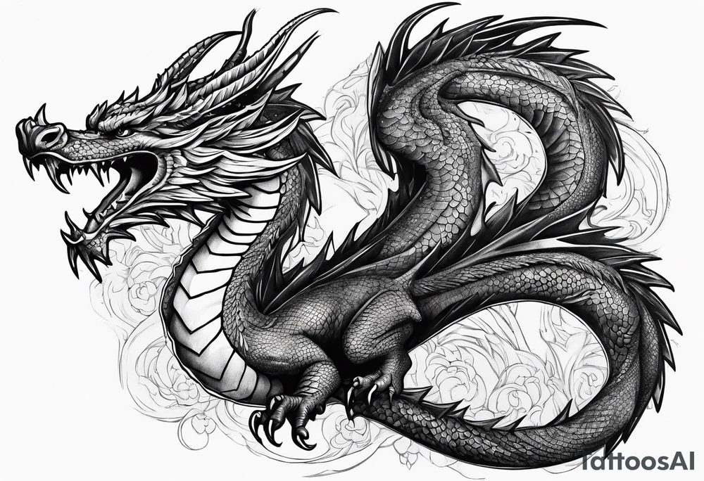 The dragon of Bosnia tattoo idea