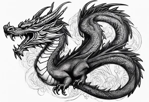 The dragon of Bosnia tattoo idea