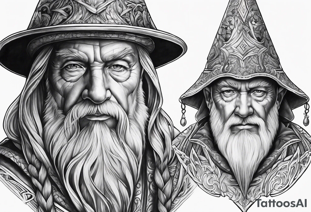 Wizard tattoo idea