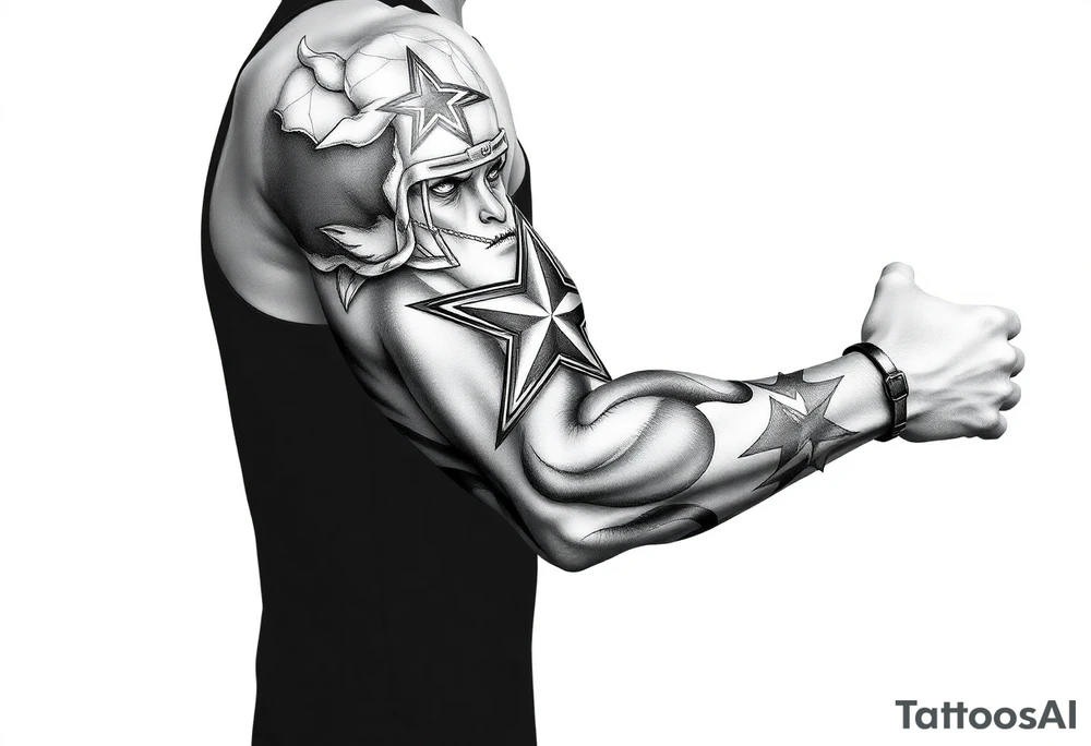 Dallas cowboys, pittbull, florida tattoo idea