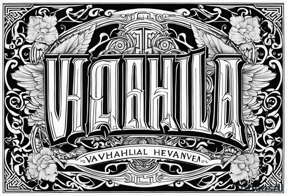 Valhalla heaven tattoo idea