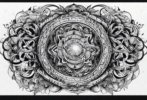 double helix tattoo idea