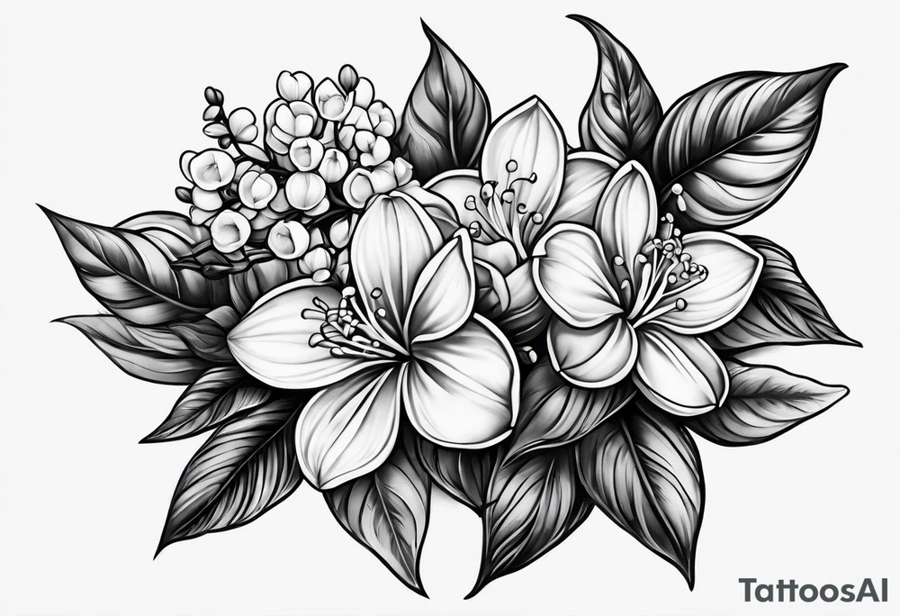 lilac tattoo idea
