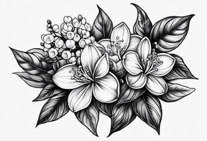 lilac tattoo idea