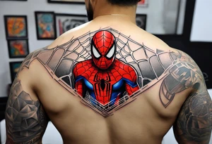 spider man tattoo on forearm tattoo idea