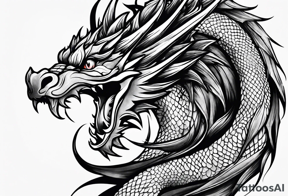 Welsh dragon tattoo idea