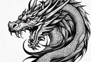 Welsh dragon tattoo idea