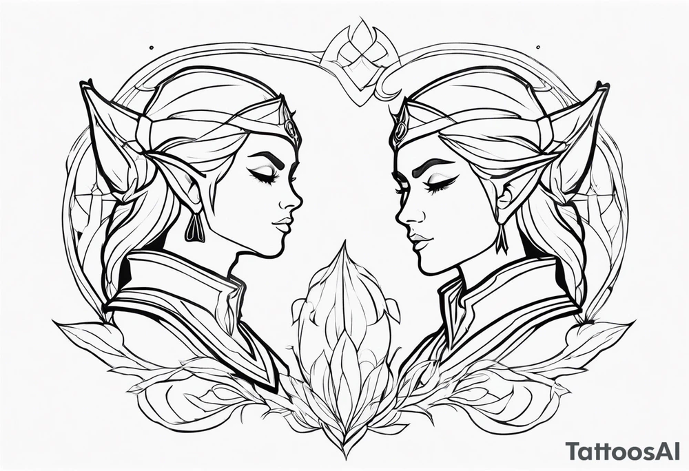 elves tattoo idea