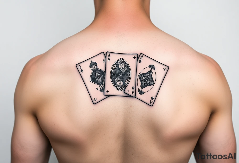 deck o f cards tattoo idea