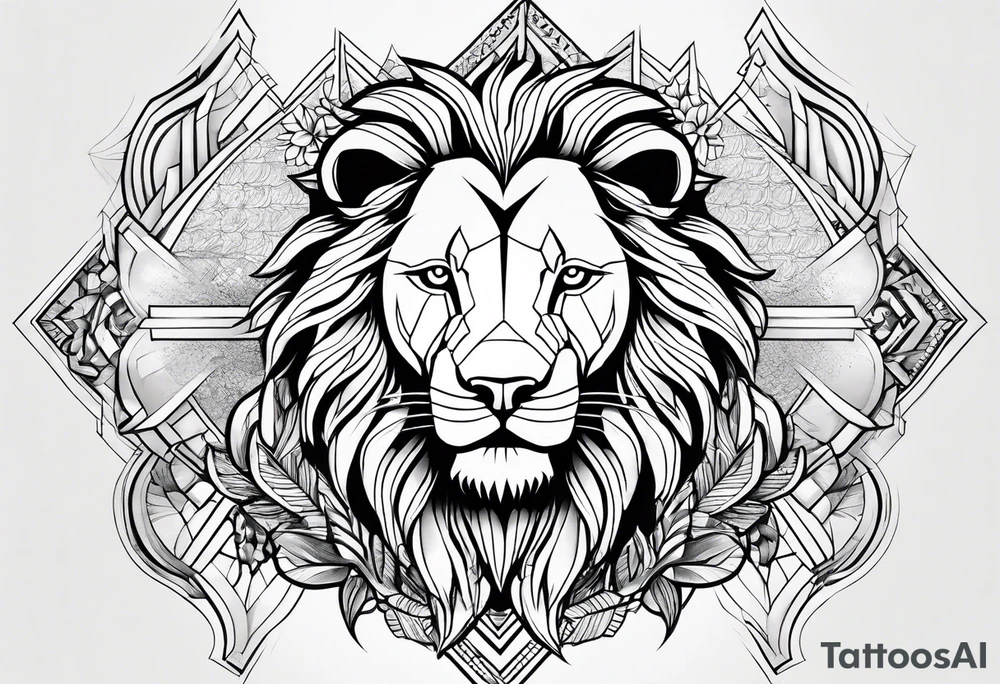Lion tattoo idea