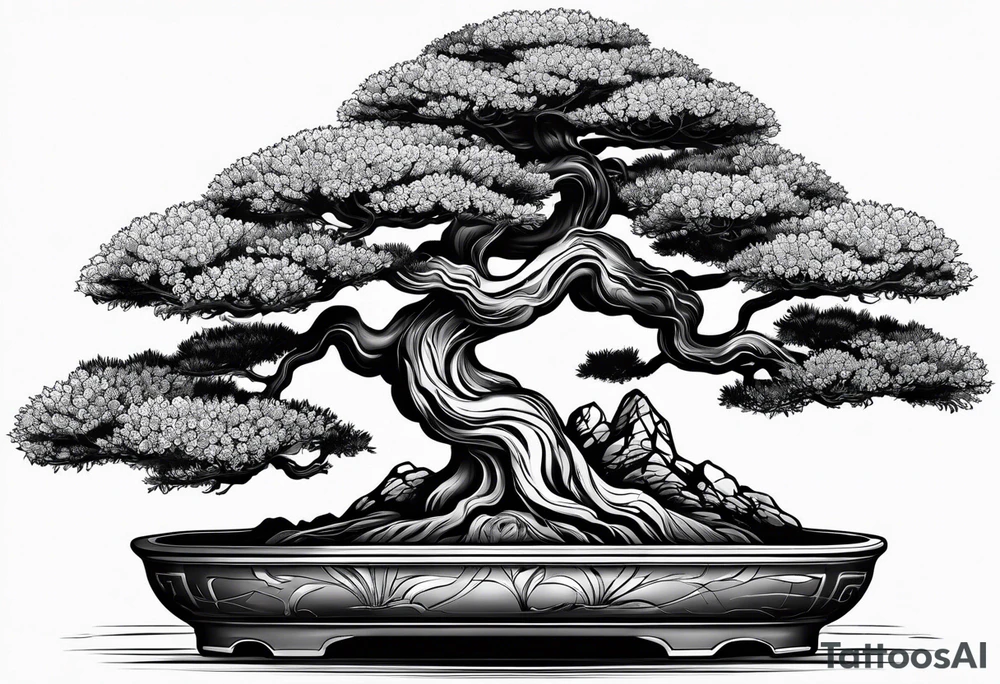 bonsai. dark tattoo idea
