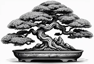 bonsai. dark tattoo idea