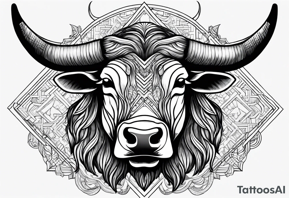 take the bull by its horns tattoo idea