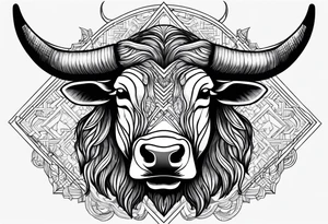 take the bull by its horns tattoo idea