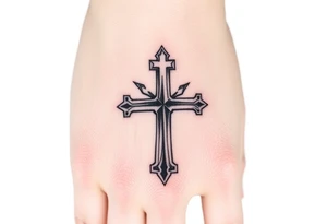 Cross roads tattoo idea