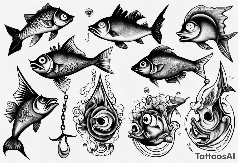 Fish hooks, 1946, canada tattoo idea