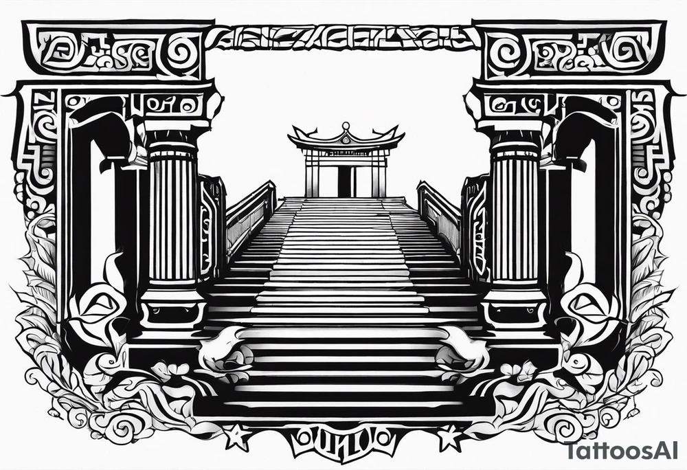 Valhalla gates steps tattoo idea