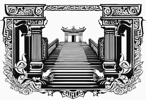 Valhalla  gates steps tattoo idea