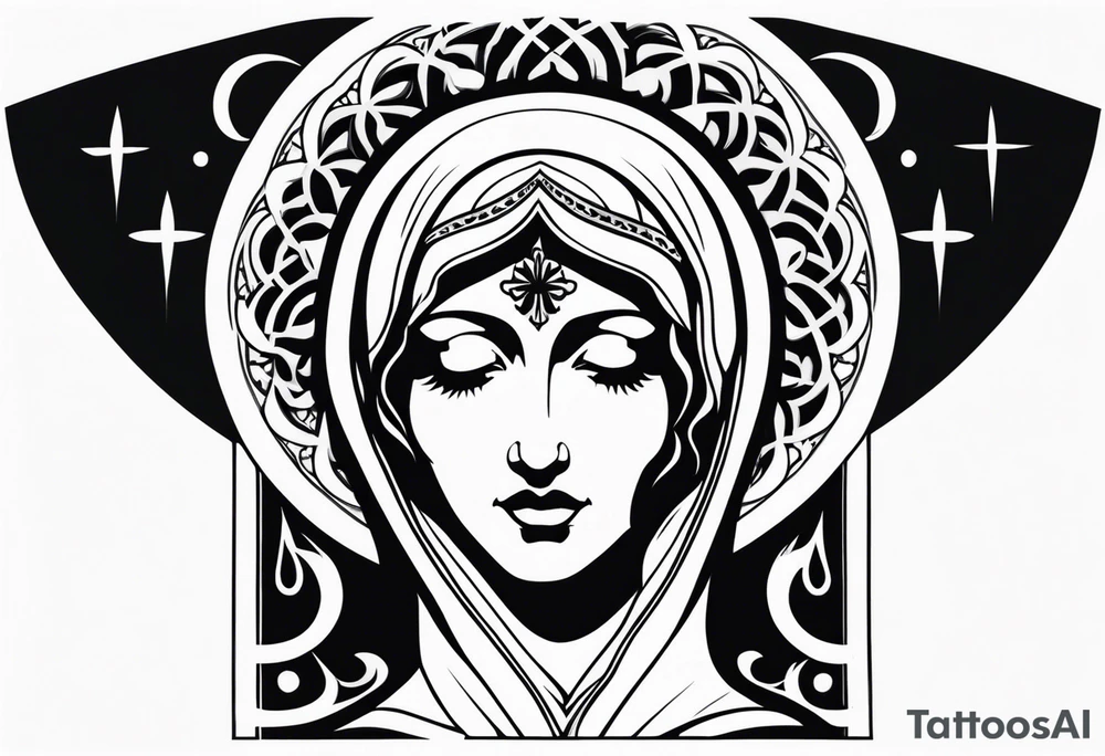 mother Mary tattoo idea