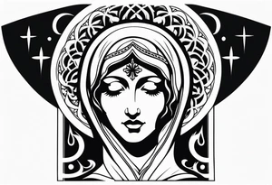 mother Mary tattoo idea