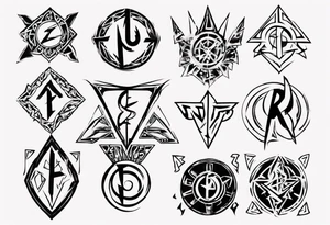 Power runes tattoo idea