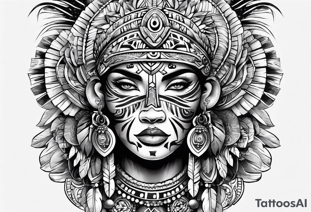 sleeve. Aztec tattoo idea