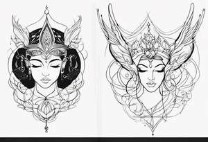 Ethereal Elegance tattoo idea