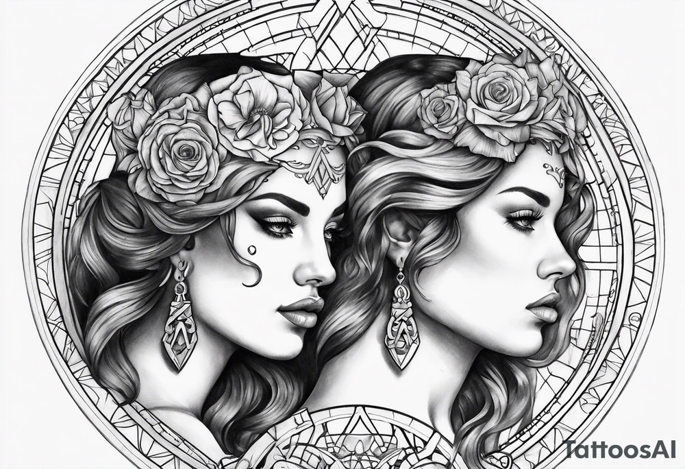 Gemini zodiac tattoo tattoo idea
