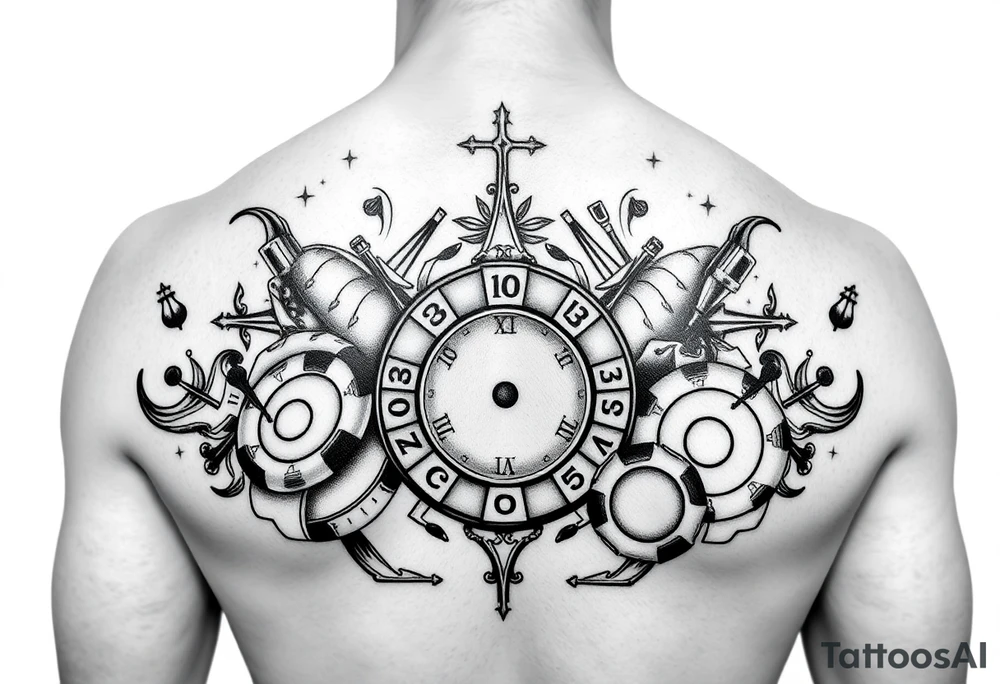 Casino theme tattoo idea