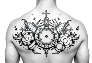 Casino theme tattoo idea