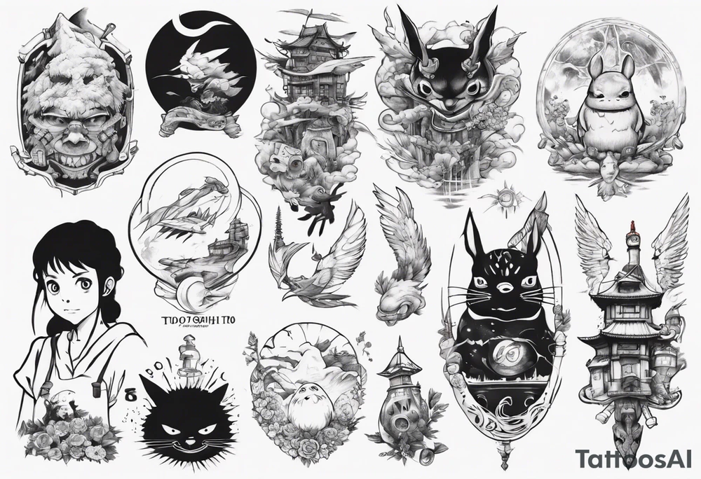 Studio ghibli tattoo idea
