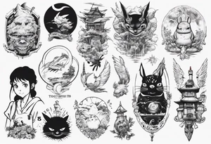Studio ghibli tattoo idea