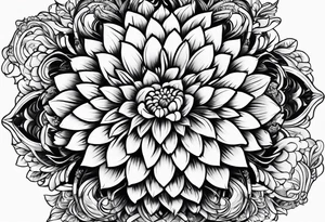 strength 
aster 
love 
mother tattoo idea